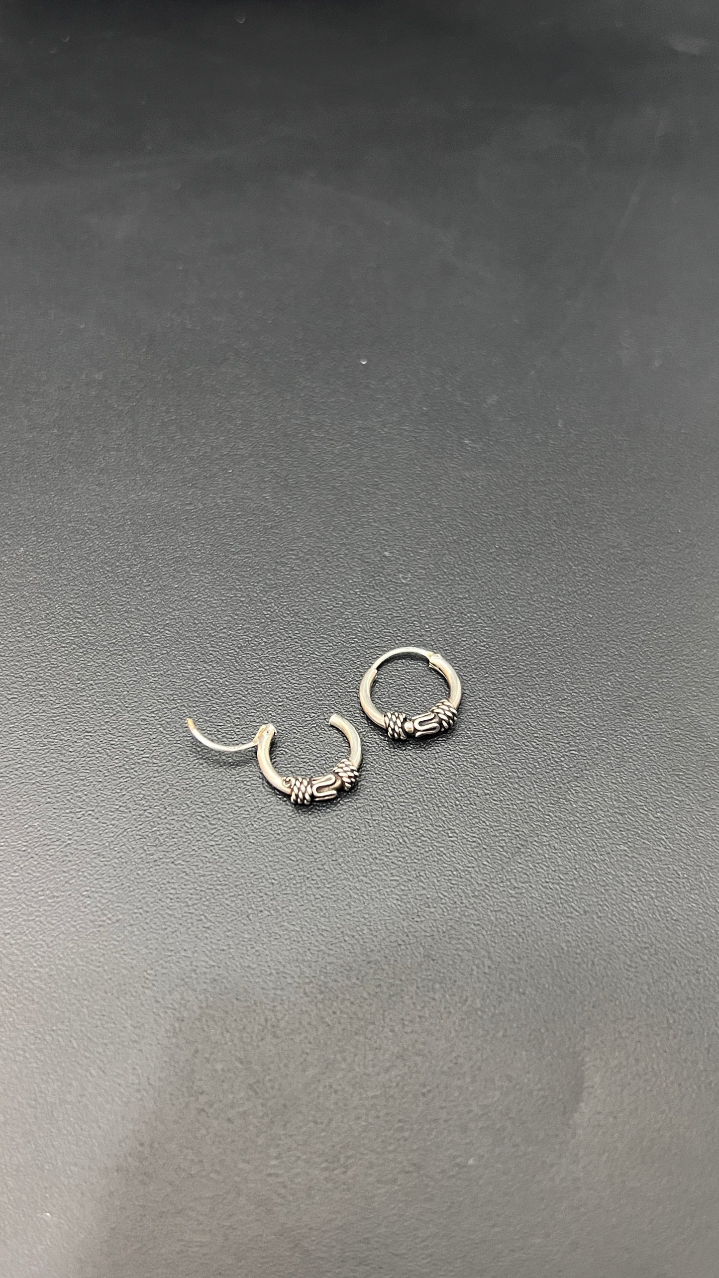Silver earrrings Antique Unisex