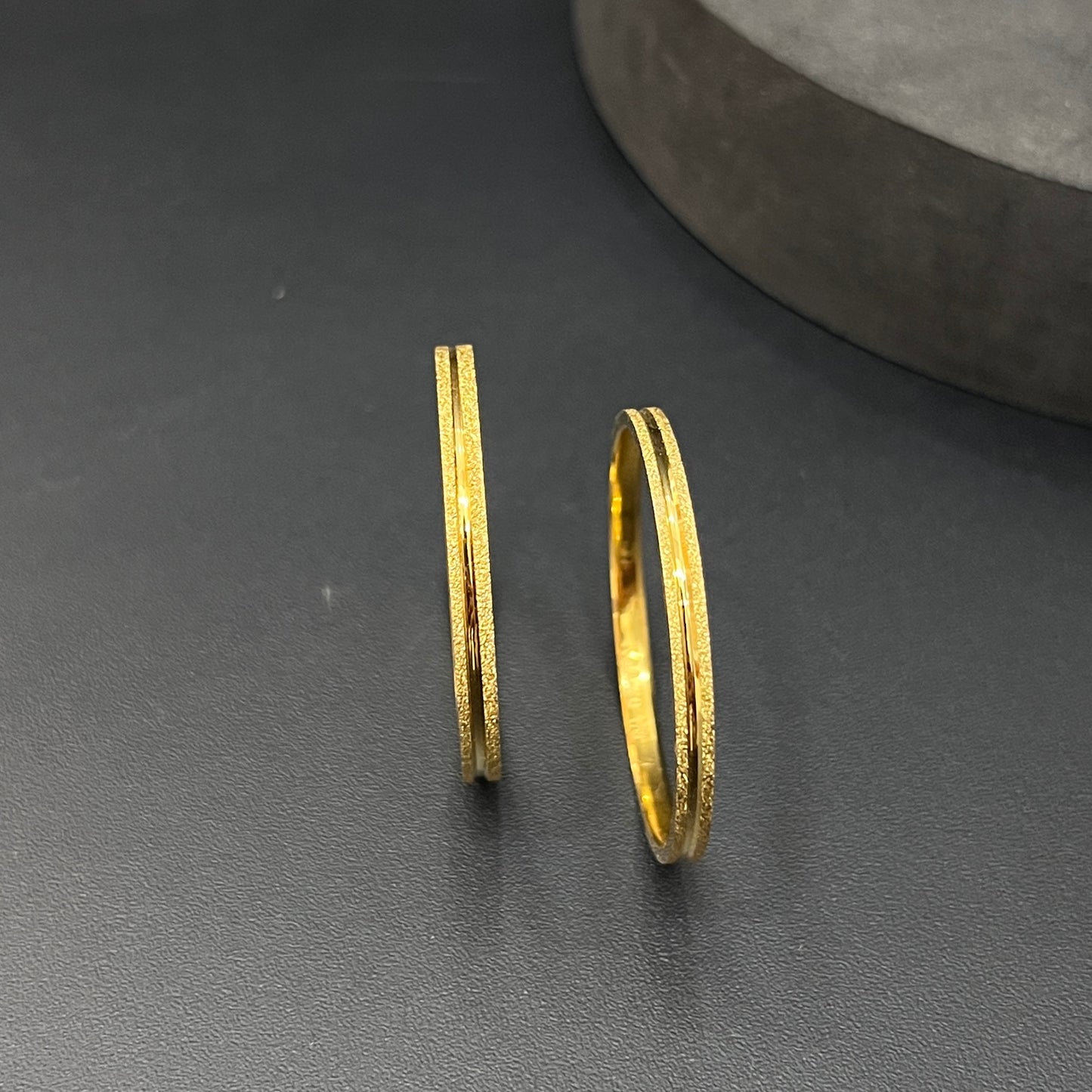 Silver Baby Cutting Bangles Gold Finished