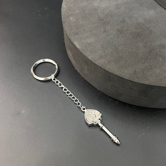 Silver Vel Key Chain Solid B