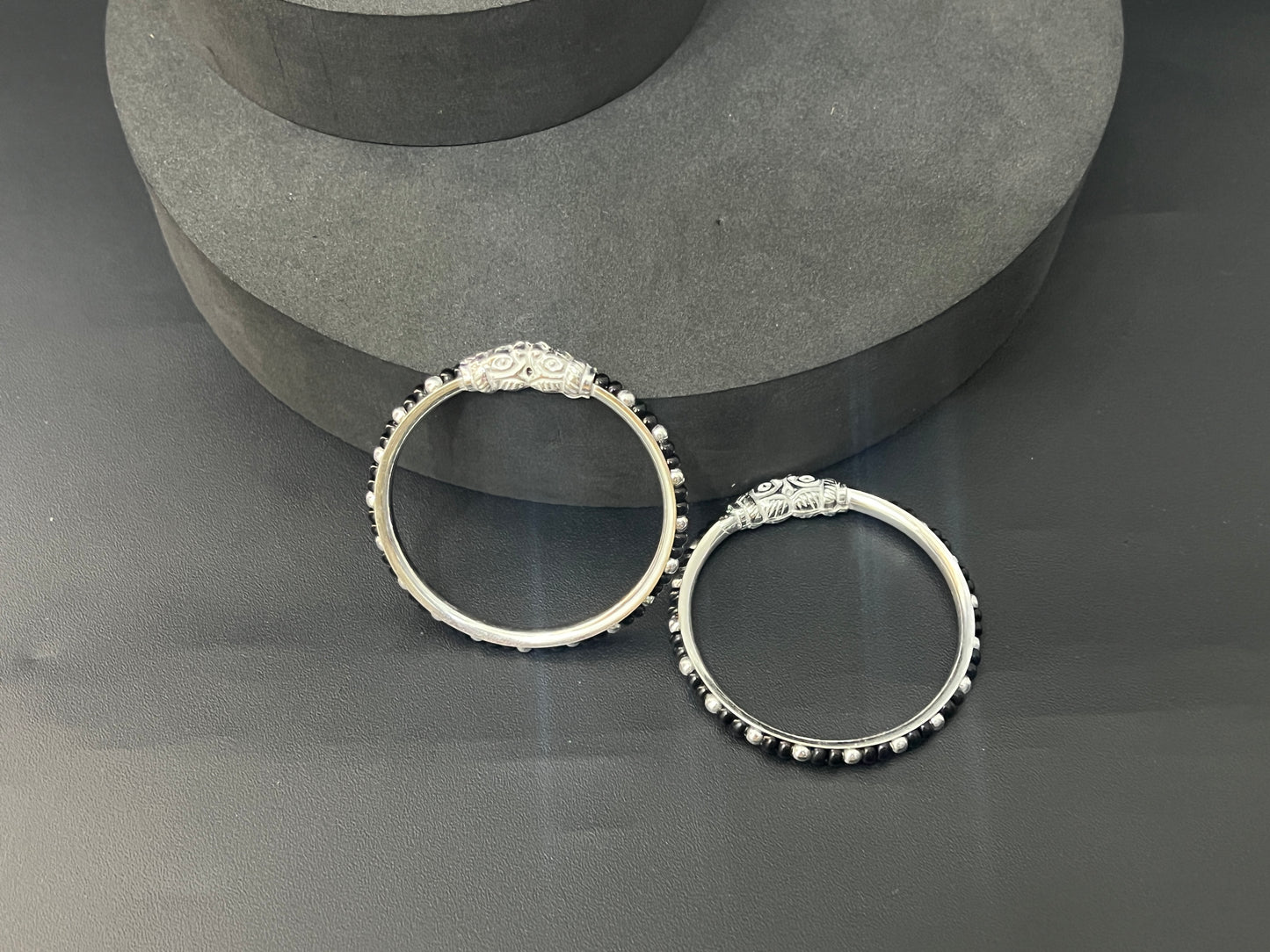 Baby Black Beads Kappu (Pair)