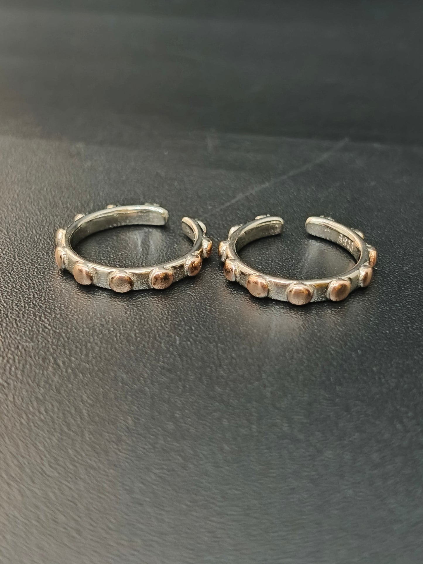 Ladies Toe Rings Round & Two Tone