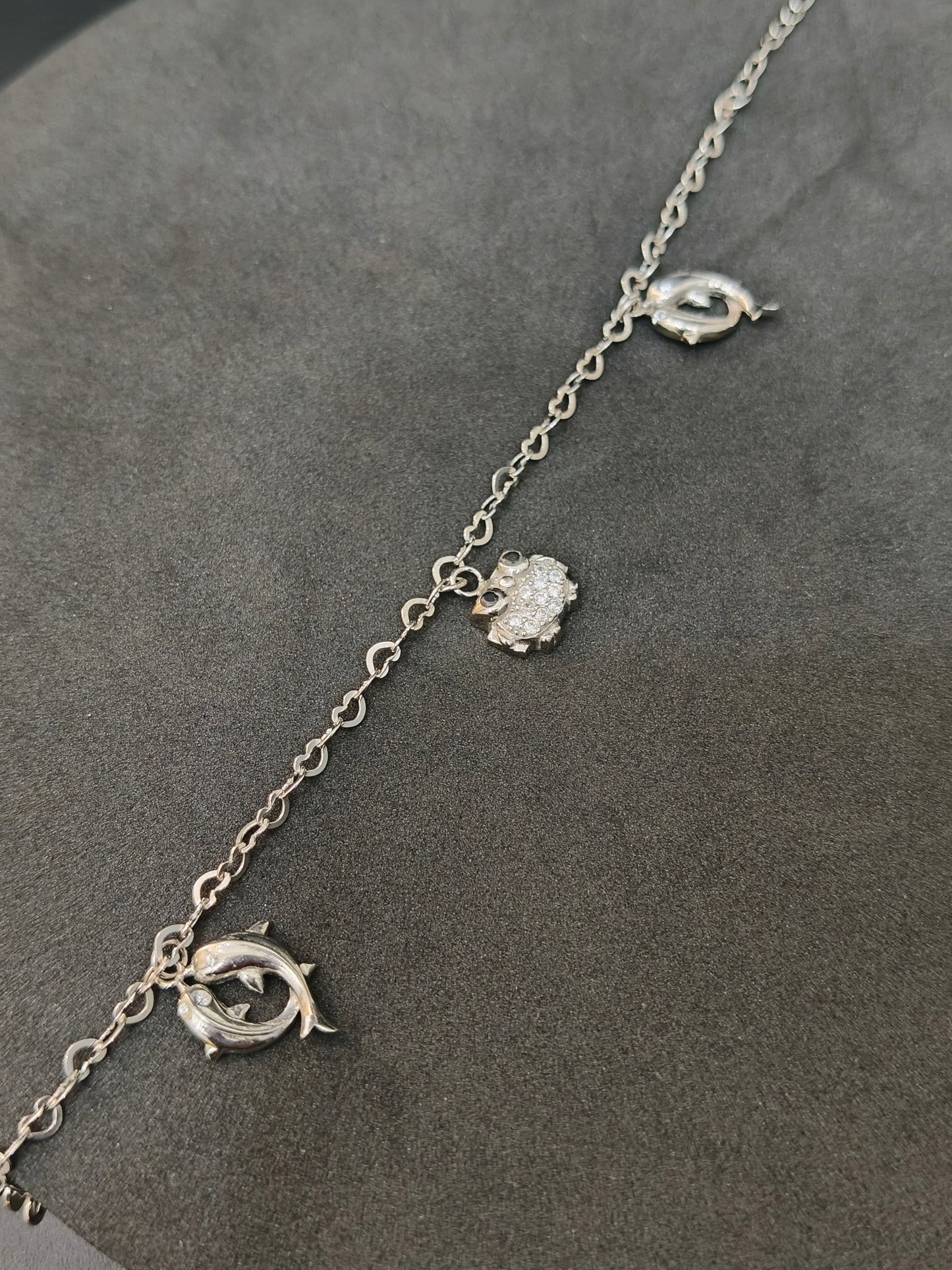 Anklet Fancy Butterfly Charms_Single Leg