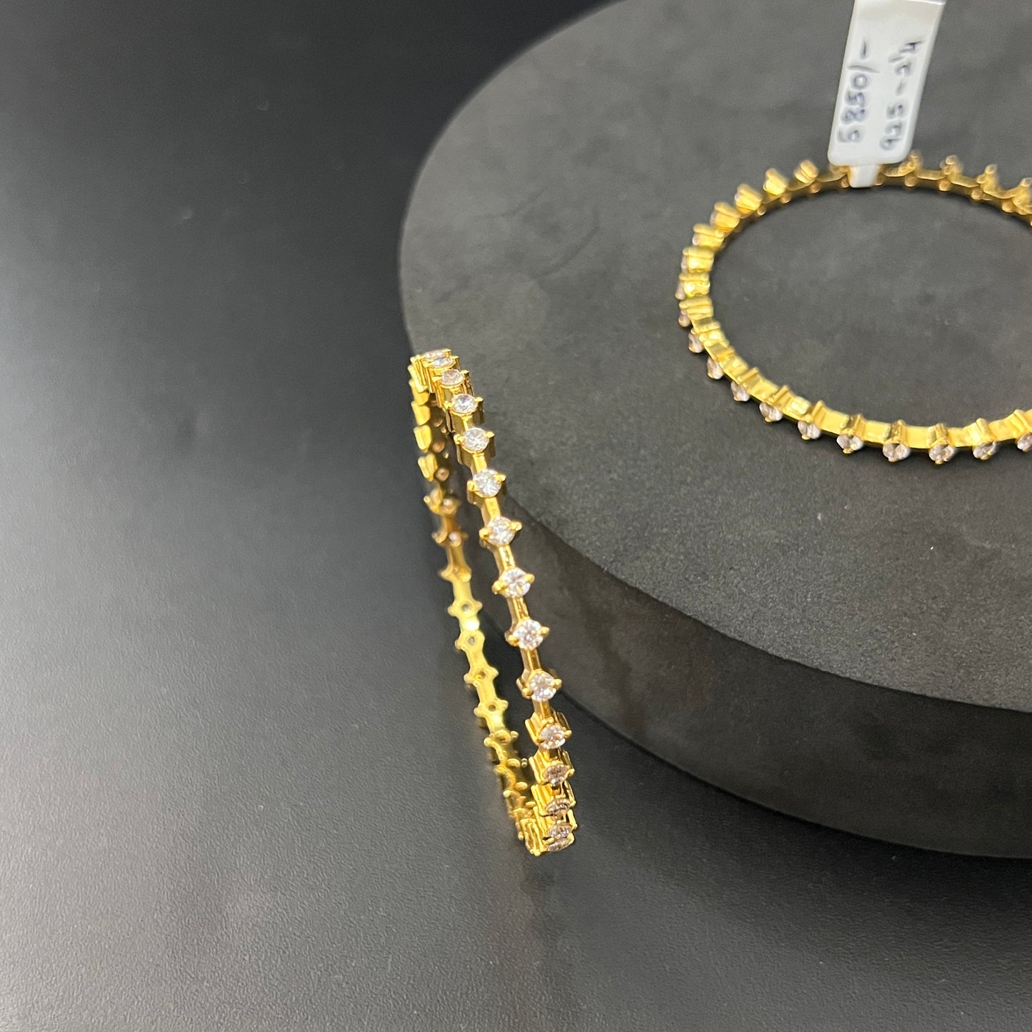 Ladies Bangles Gold Finished