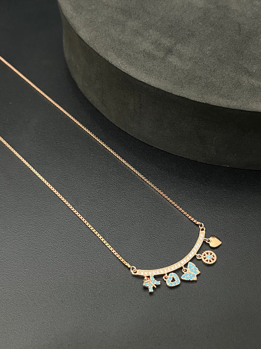 Silver Ladies Charms Chain