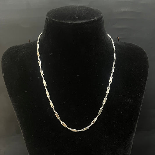 Silver Mens Chain Link Locks