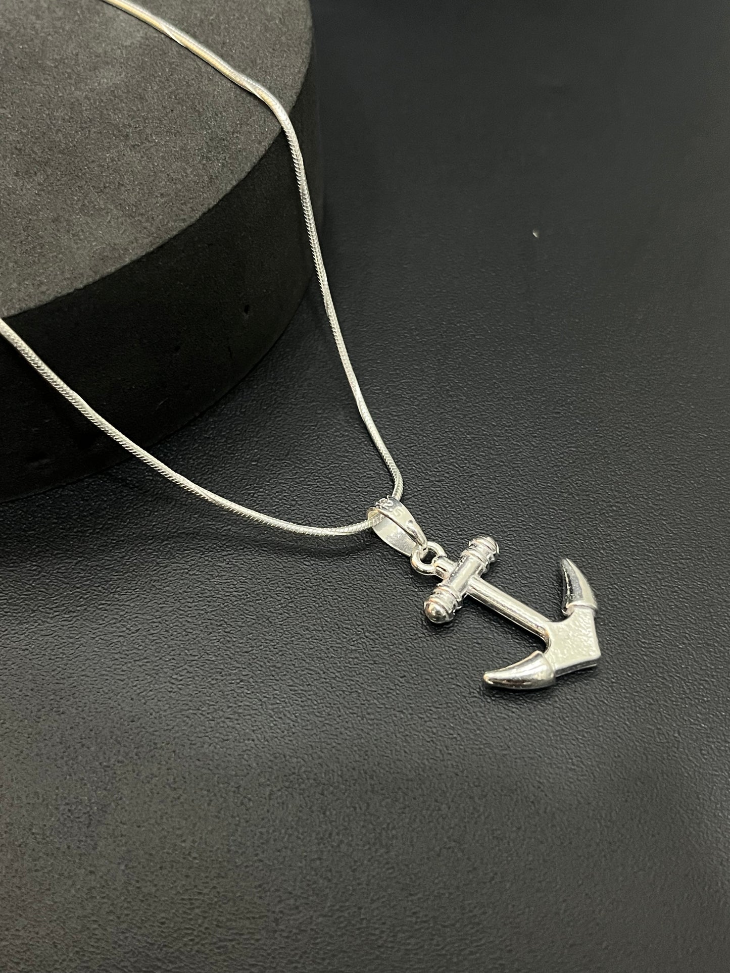 Silver Anchor Pendant