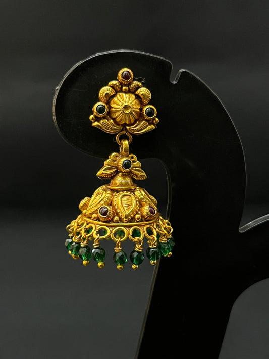 Silver Antique Kammal Jimki ADS07