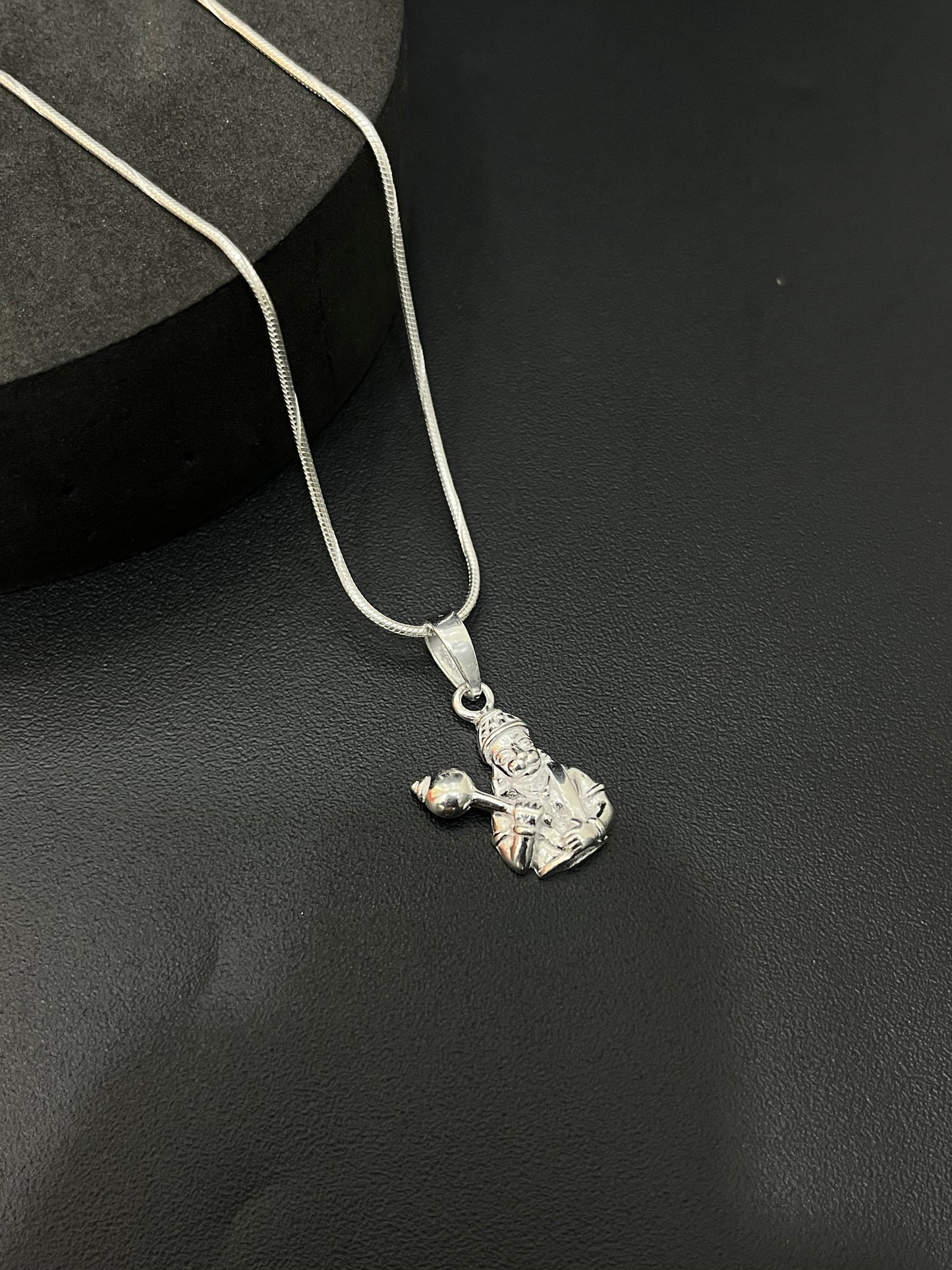 Silver Bajrang Pendant