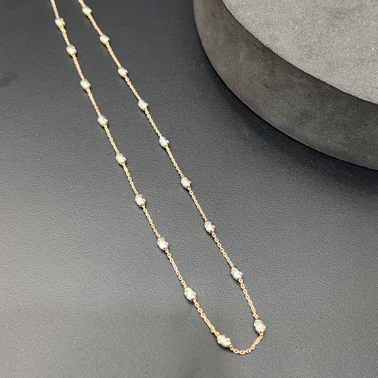 Ladies Pendant Chain Rosegold Finish