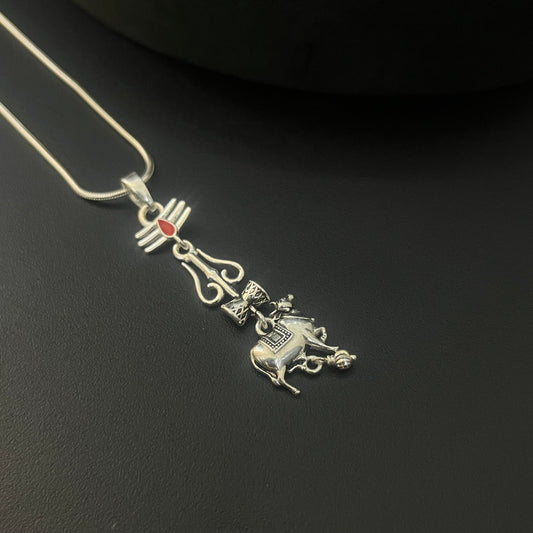 Mahesh Babu Silver Nandi Pendant