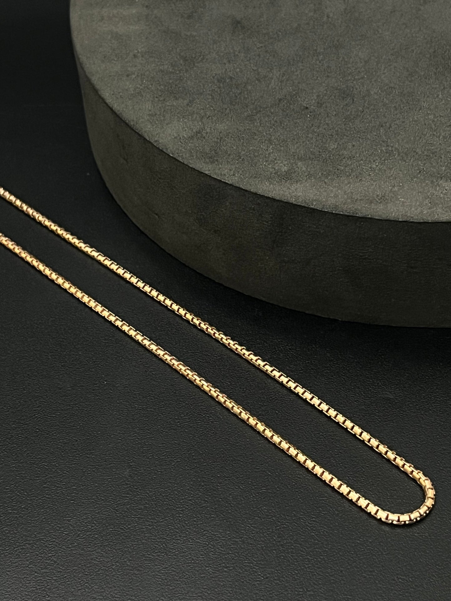 Ladies Silver Chain Rosegold Beads