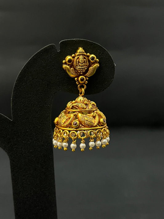 Silver Antique Kammal Jimki ADS05