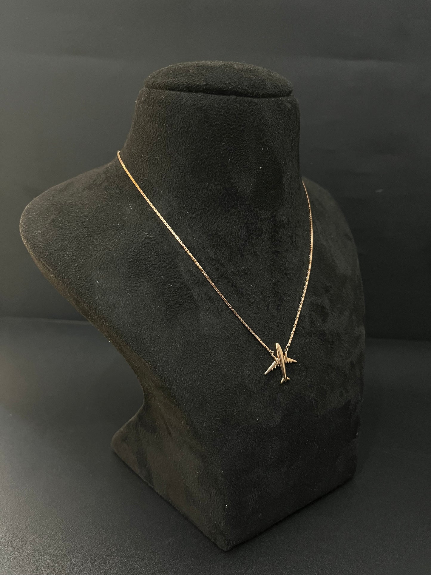 Silver Ladies Pendant Chain Flight Rosegold