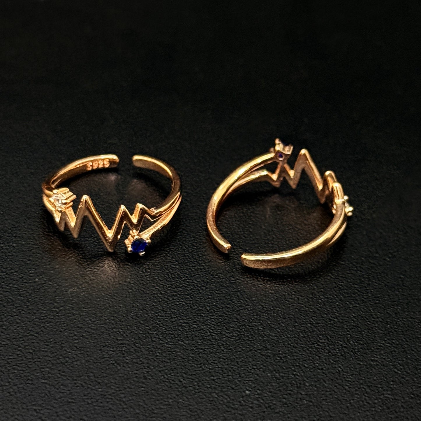 Ladies Toe Rings Two Line