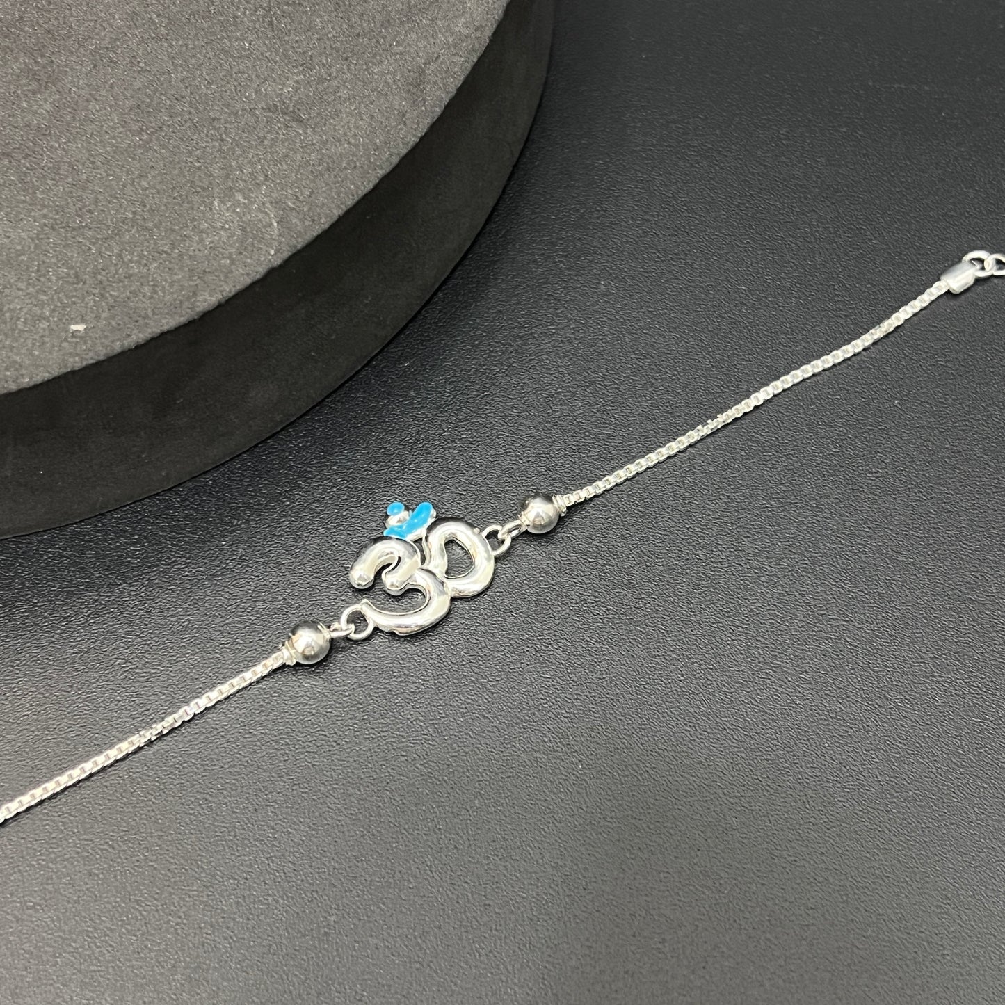 Pure Silver Rakhi Big OM