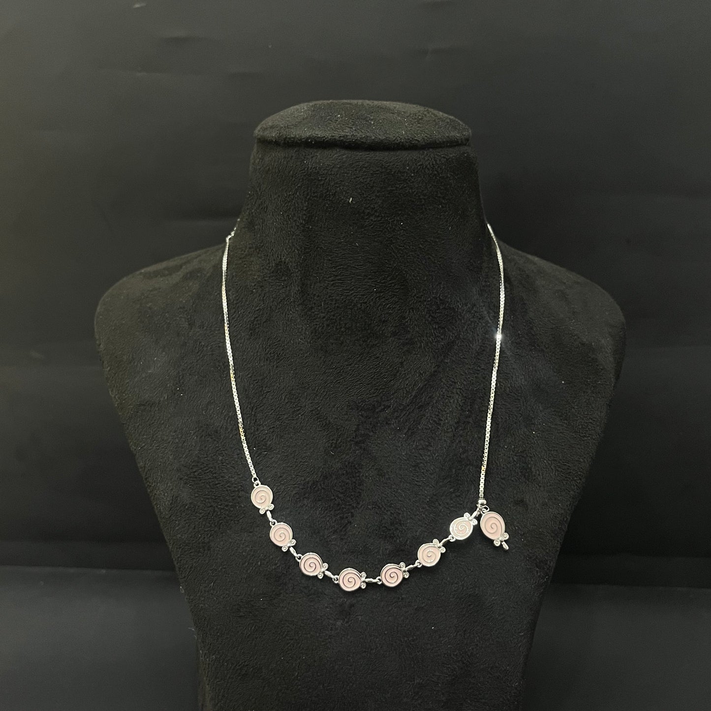 Silver Baby Chain Rose