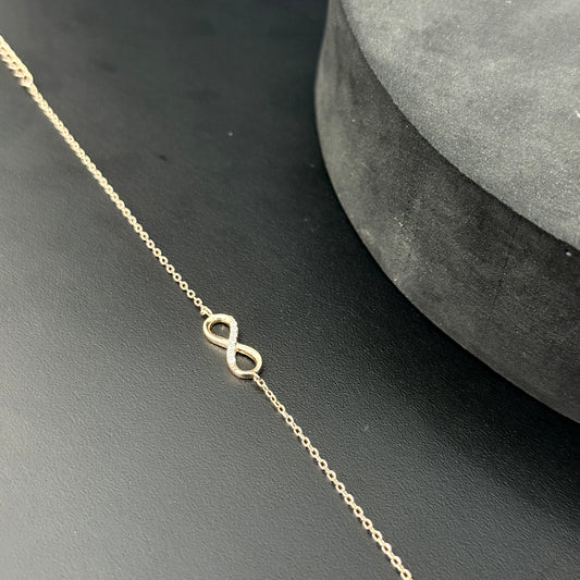 Ladies Infinity Bracelet & AD