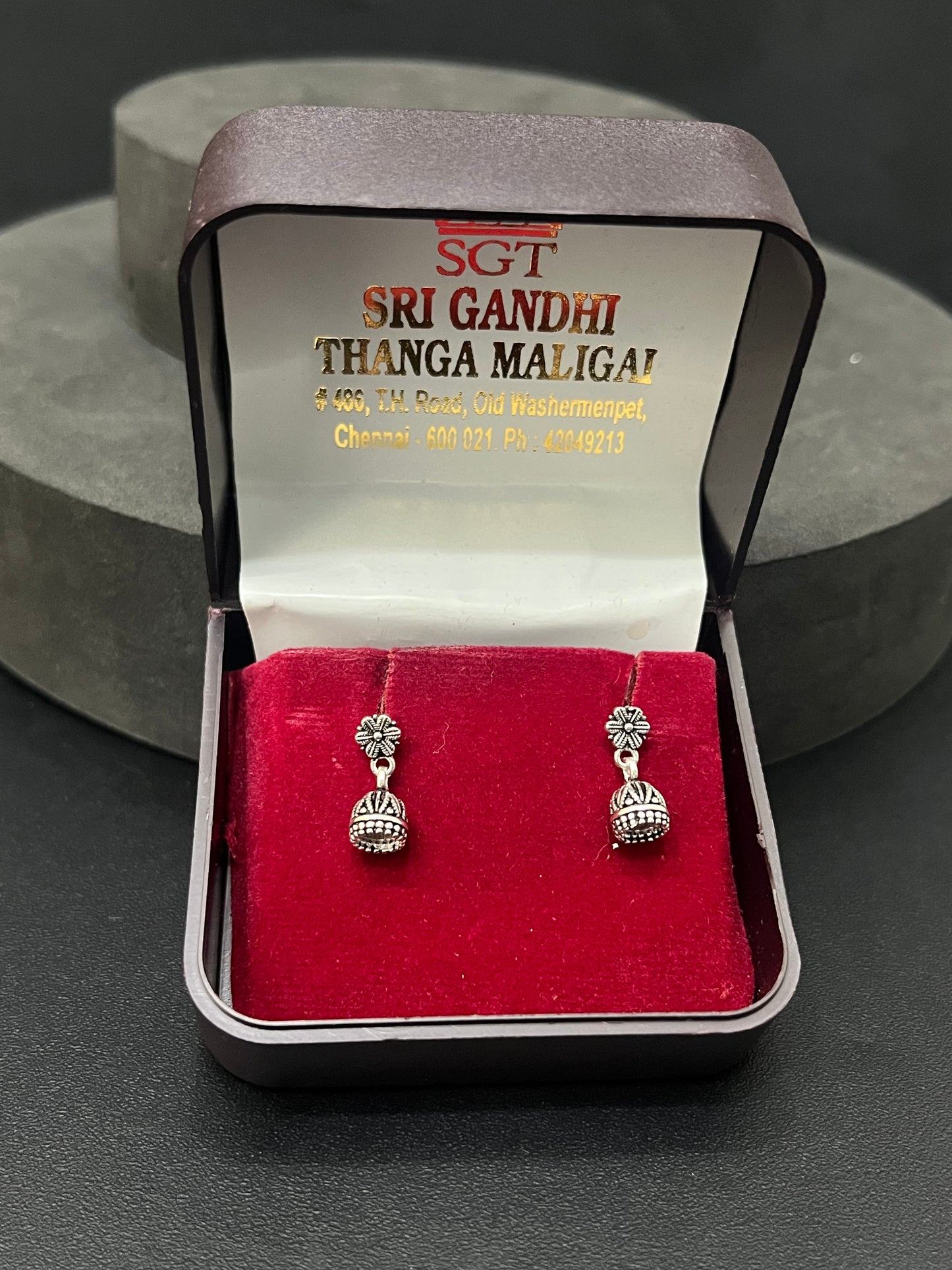 Silver Baby Jhumka Antique S05