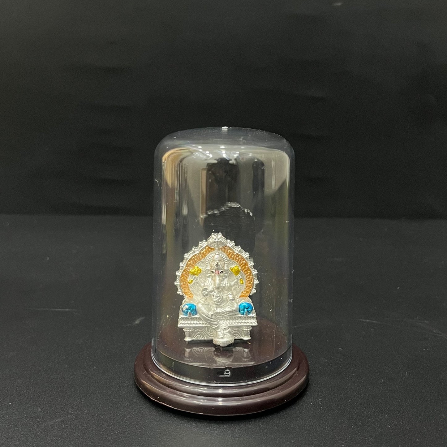 Silver God Idol Sitting_Ganesha