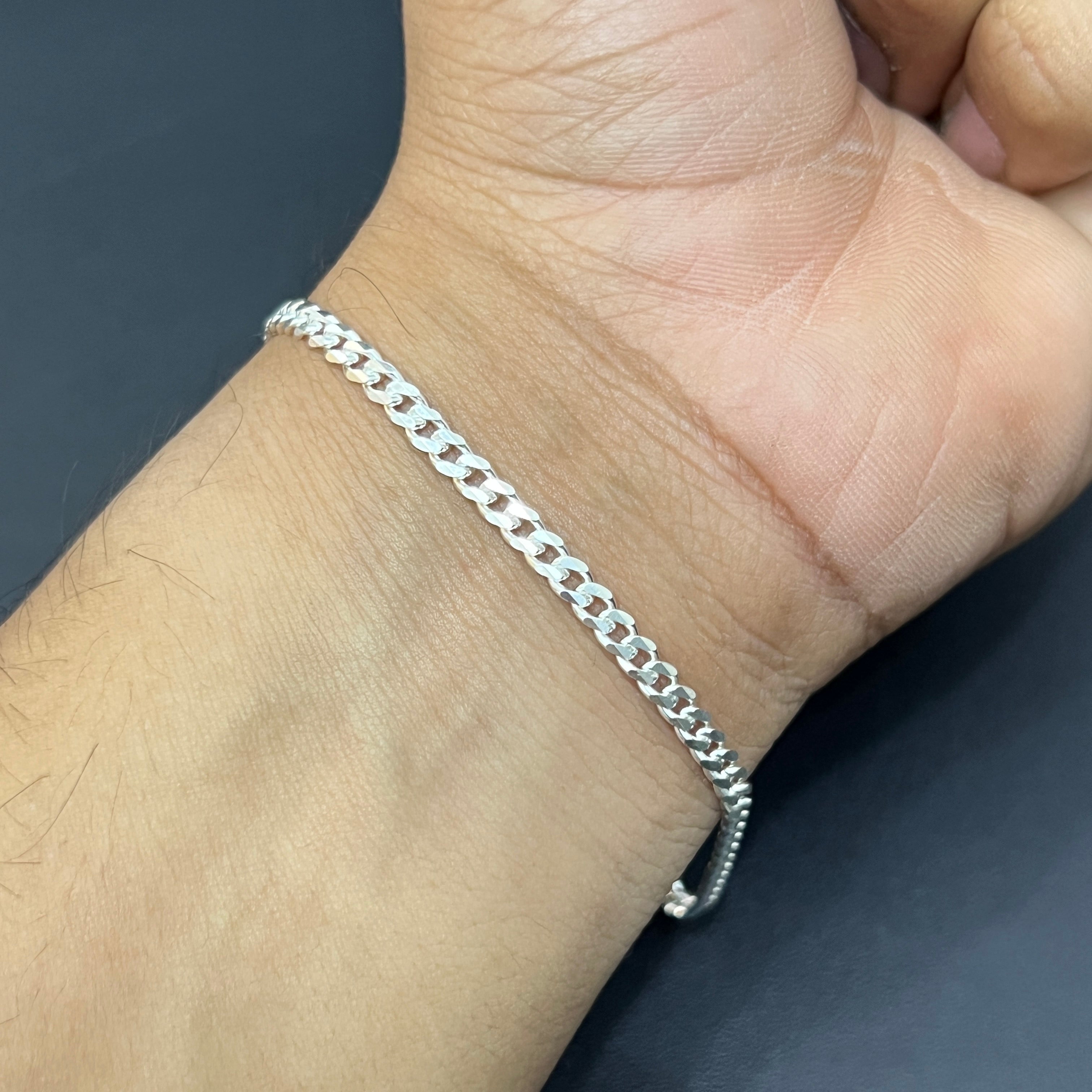 Silver Men's Bracelet Kadap