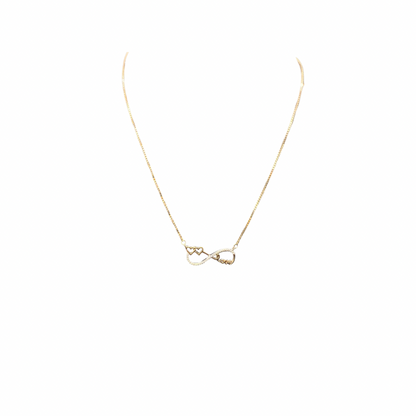 Ladies Pendant Chain _Rosegold infinity Heart & Love