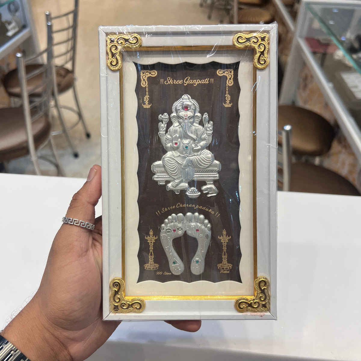 Silver Frame Vinayaga 999