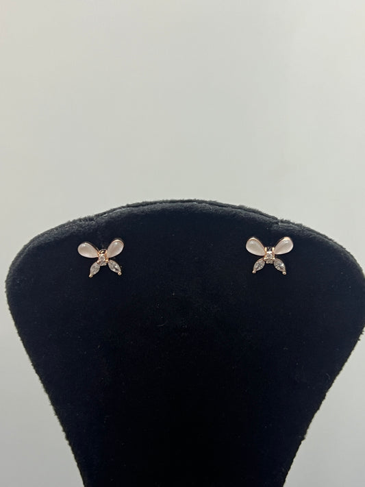 Studs _Rosegold Butterfly