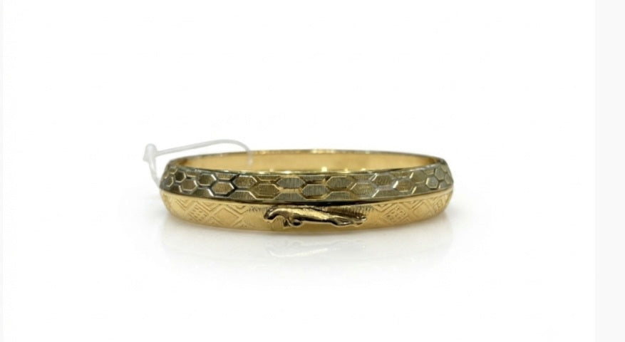 Silver Mens Kada CNC Jaquar DS Full Gold Finish R