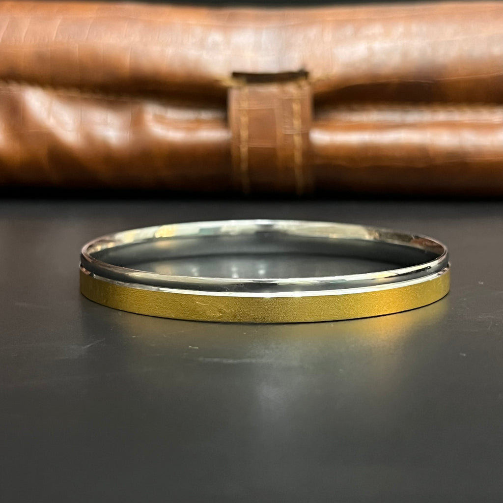 Silver Mens Kada Classic Dual Tone DS05 R