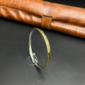 Silver Mens Kada Classic Dual Tone DS11 R