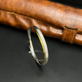 Silver Mens Kada Classic Dual Tone DS15 R