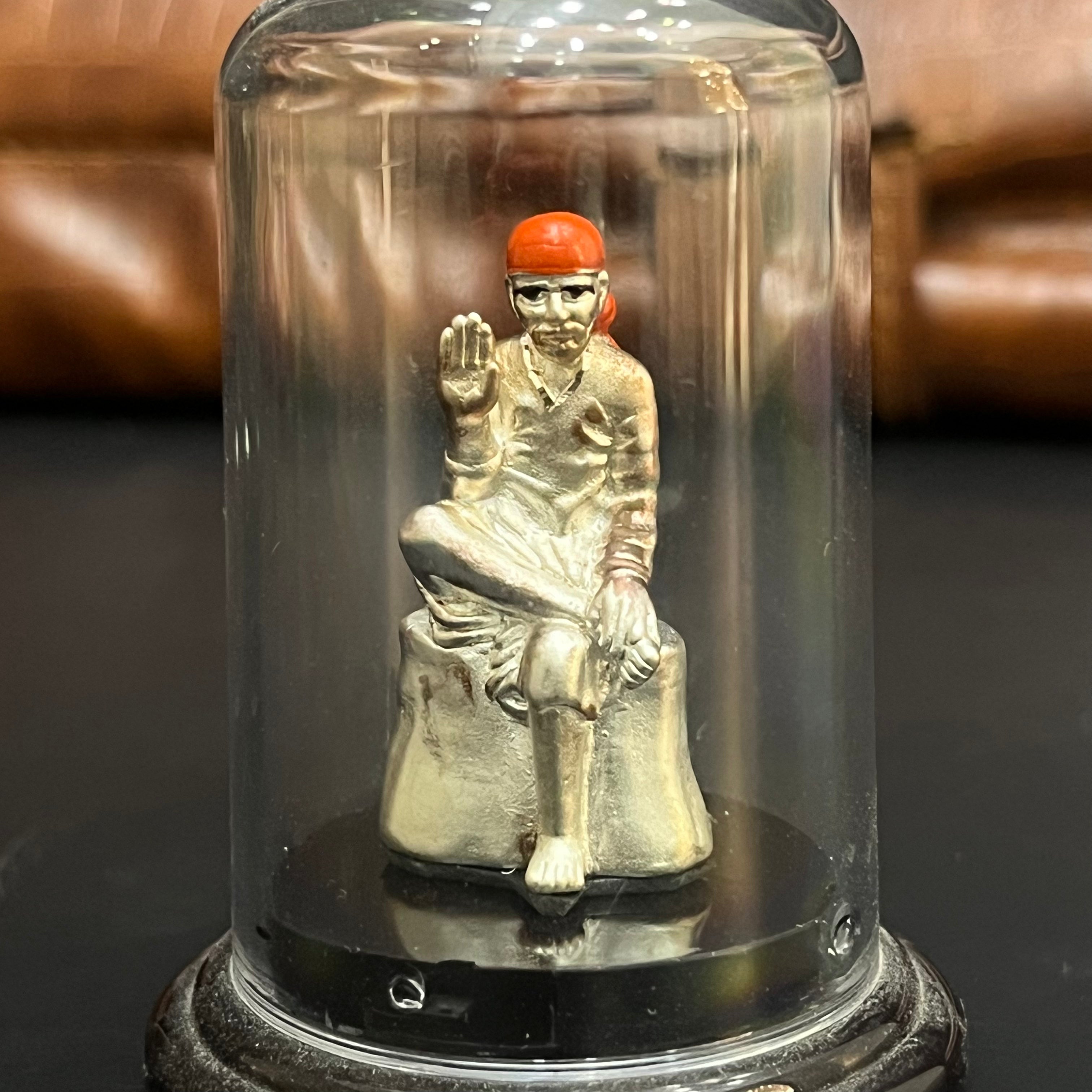 Silver Idol Sai Baba 999