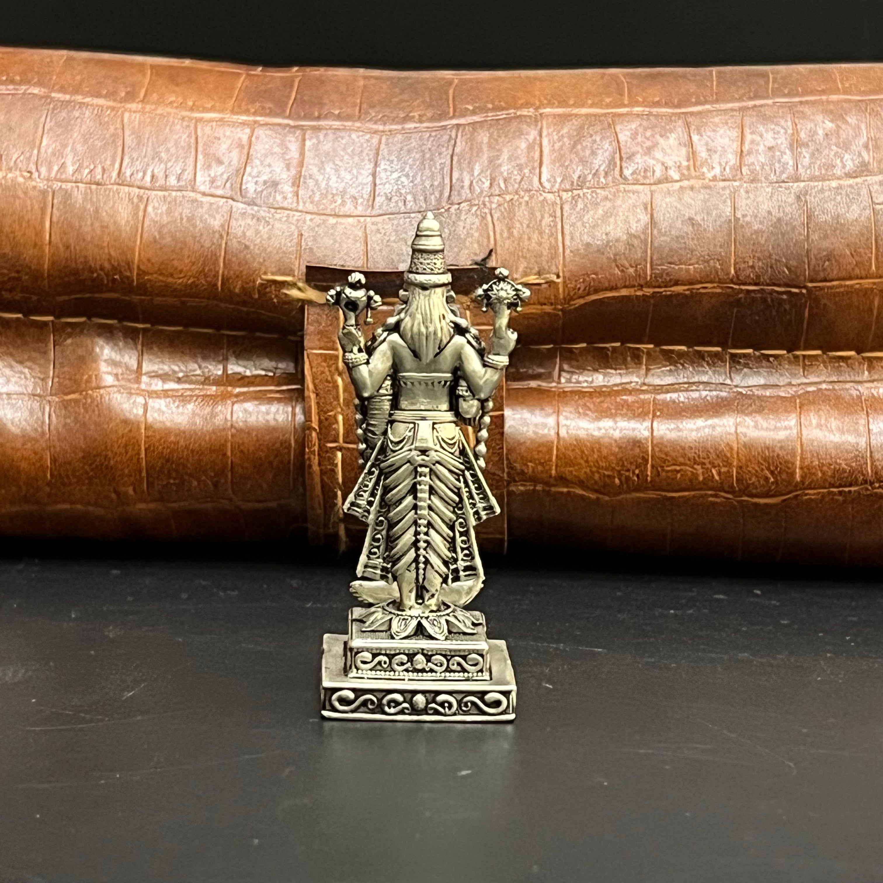 Silver Idol Antique Maha Vishnu Perumal 925