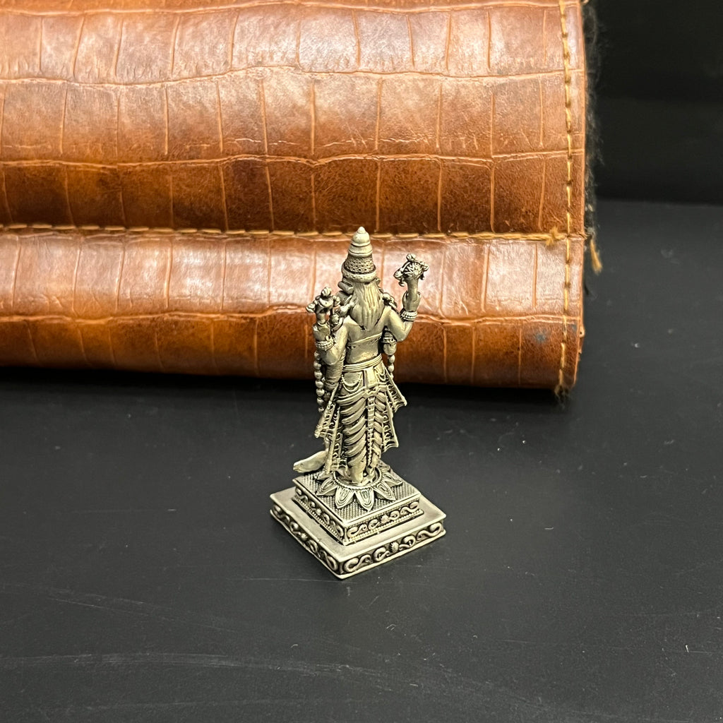 Silver Idol Antique Maha Vishnu Perumal 925