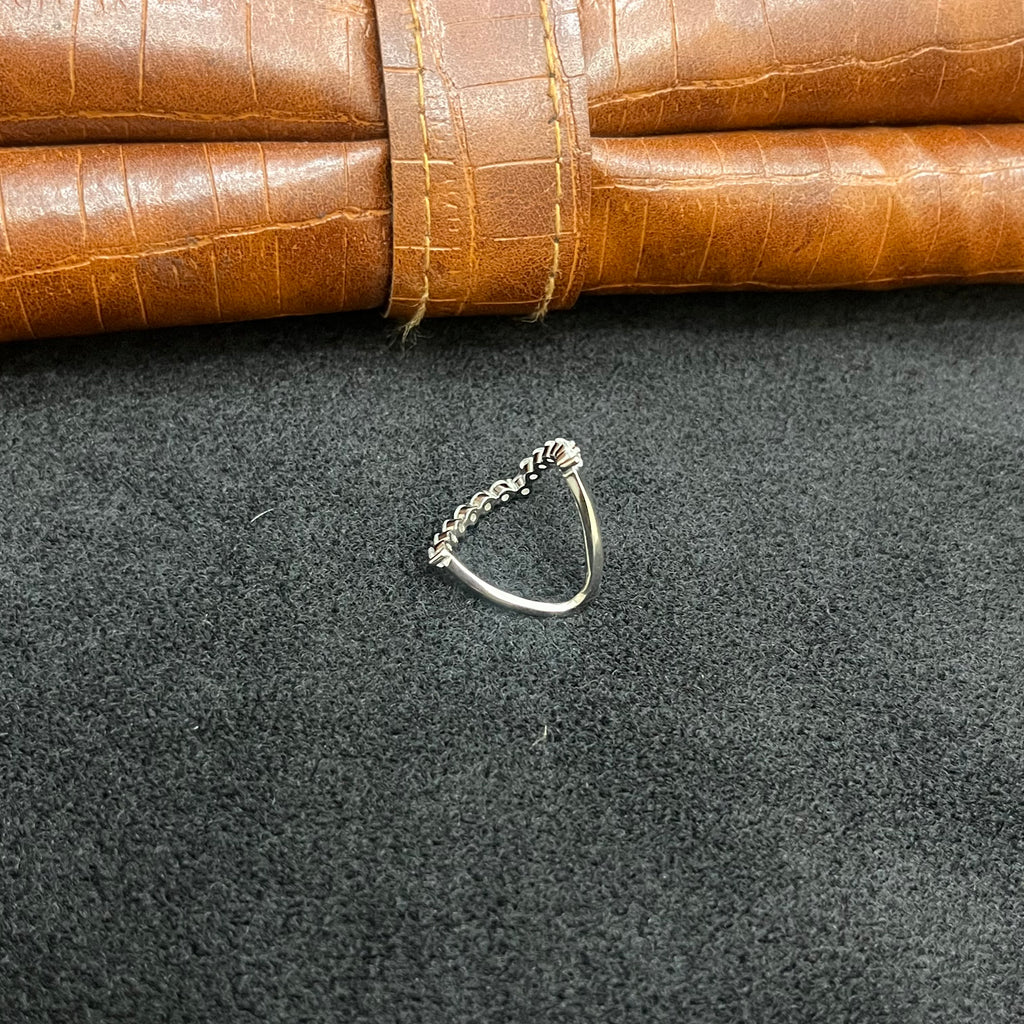 Silver Ladies Ring Vanki DS6 925
