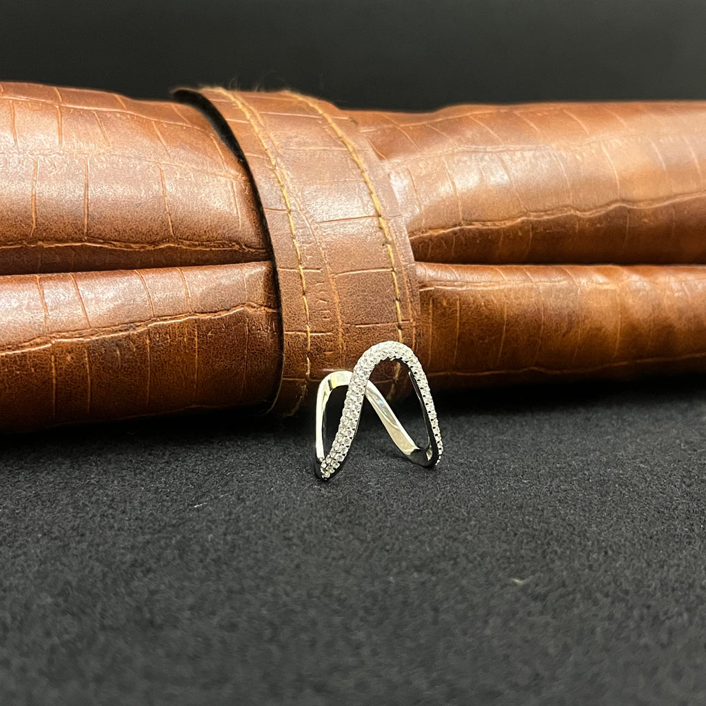 Silver Ladies Ring Vanki DS5 925