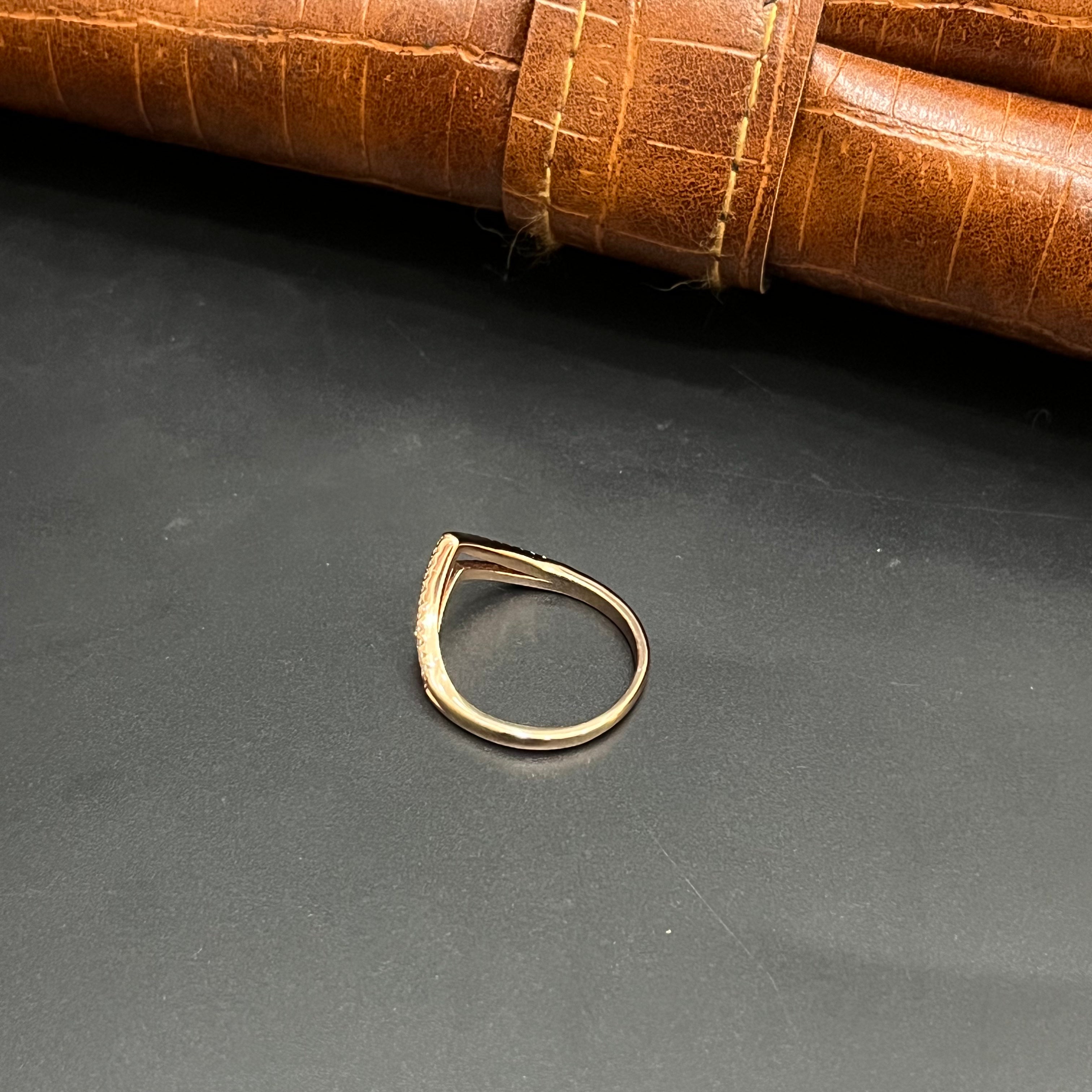 Silver Ladies Ring Vanki Rose Gold DS4 925