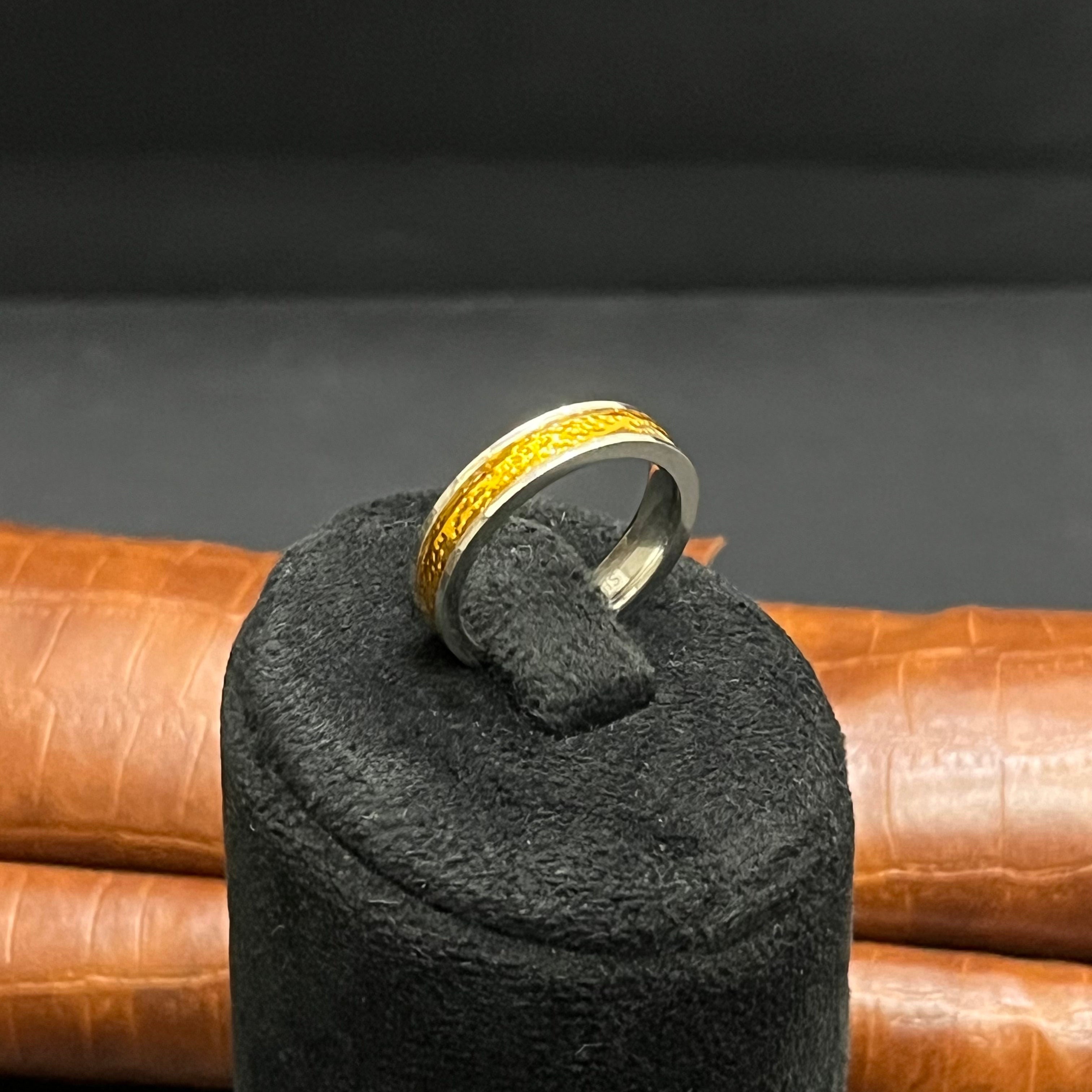 Silver Mens Ring Fancy Interlace MD03 925