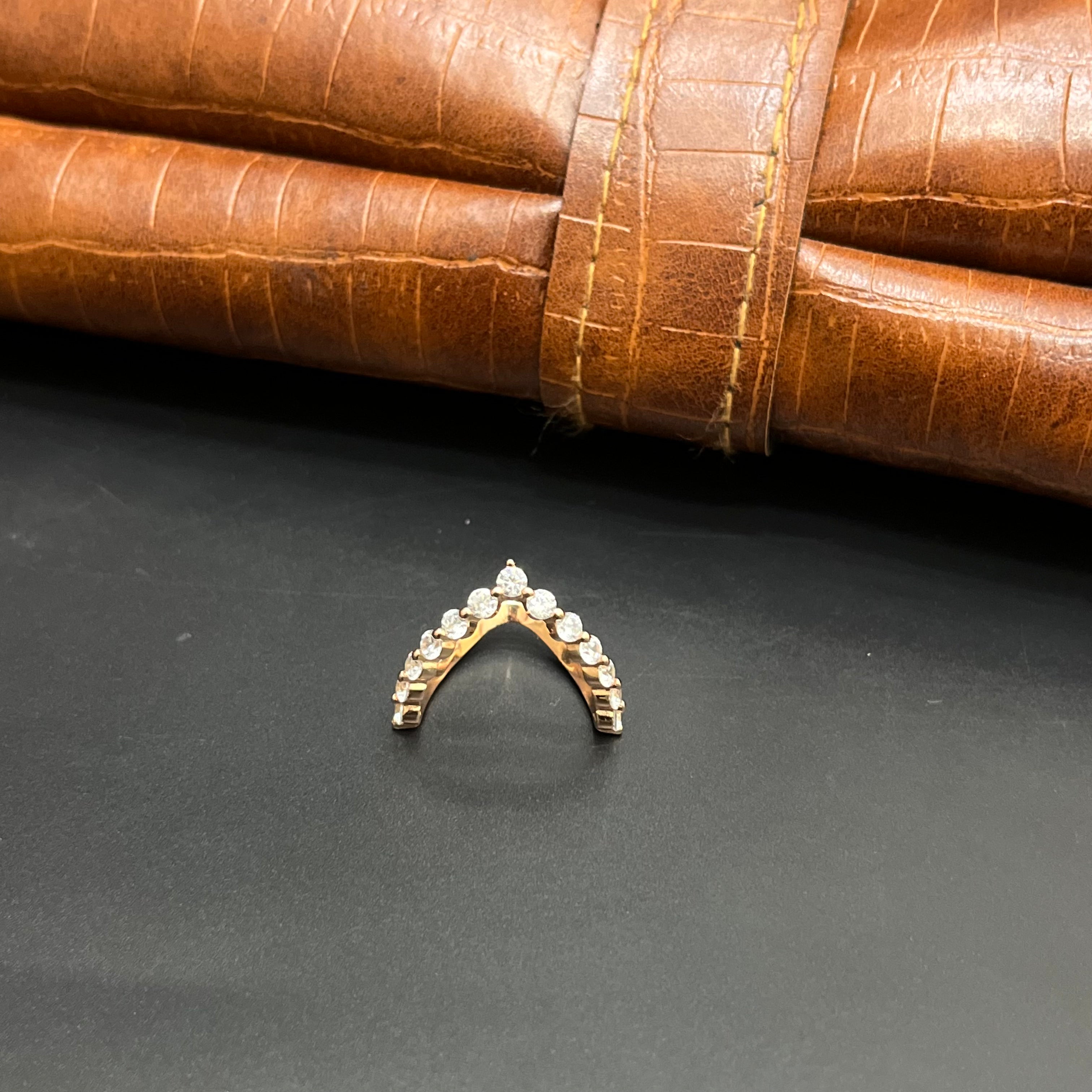 Silver Ladies Ring Vanki Rose Gold DS2 925