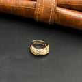 Silver Ladies Ring Fancy Multi Colour Rose Gold 925
