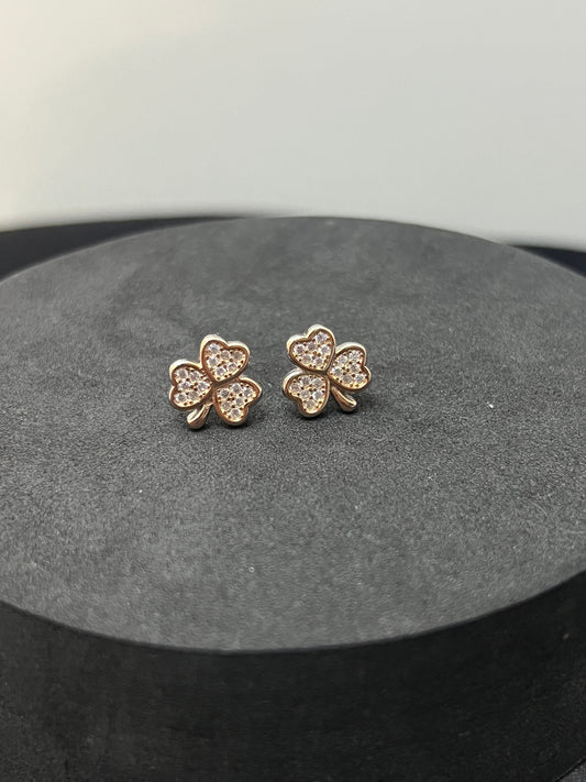 Studs _Rose gold Heart