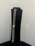 Silver Mens Bracelet Cuban  Centre 2 925