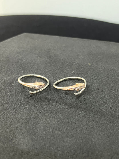 Ladies Toe Ring _Rose-gold Fish