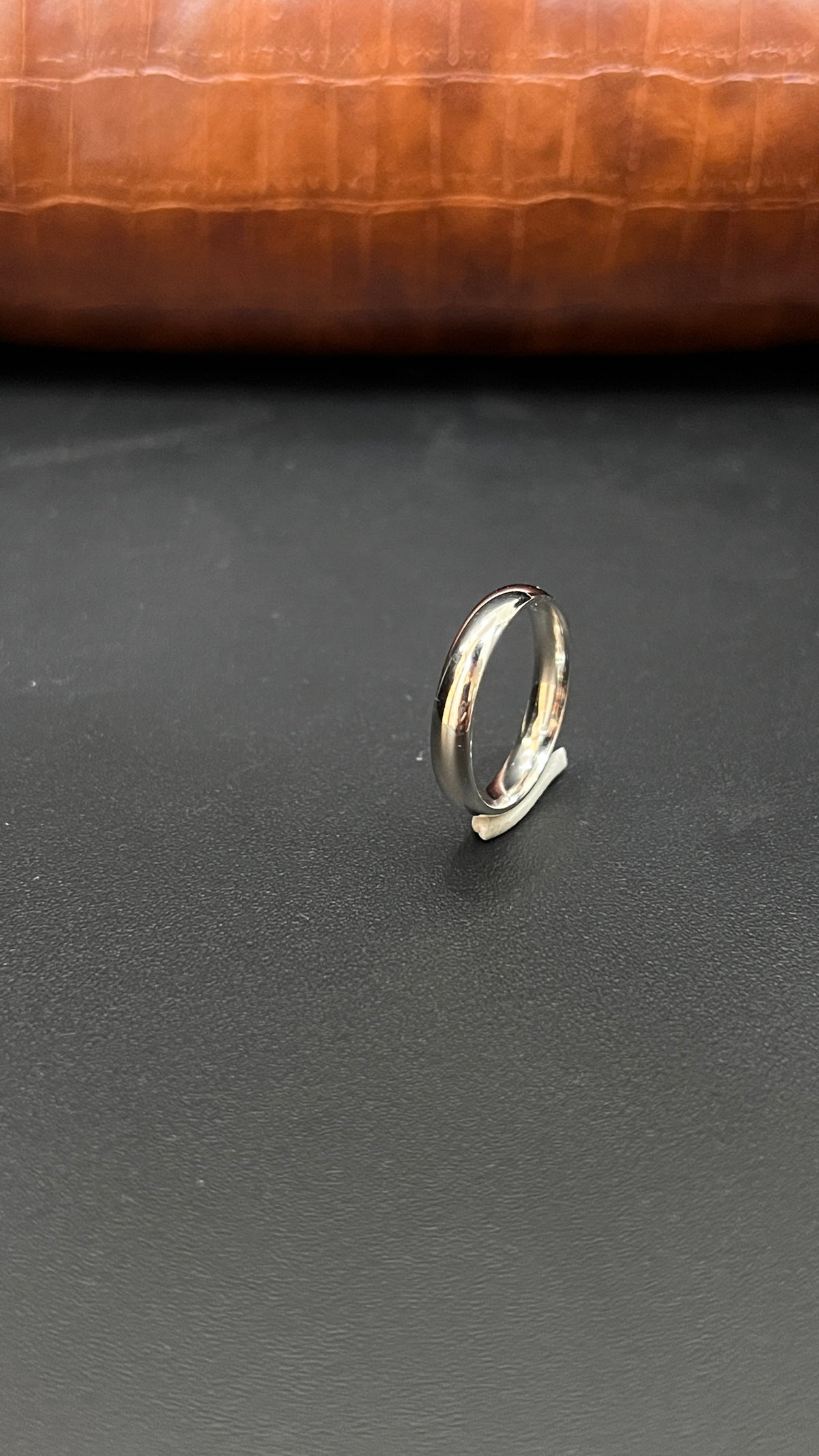 Silver Unisex Band Ring