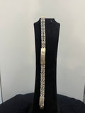 Silver Mens Bracelet Antique Hollow  Oxidised(H) 925