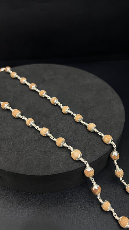 Silver Ayyapa Malai Tulasi 54beads
