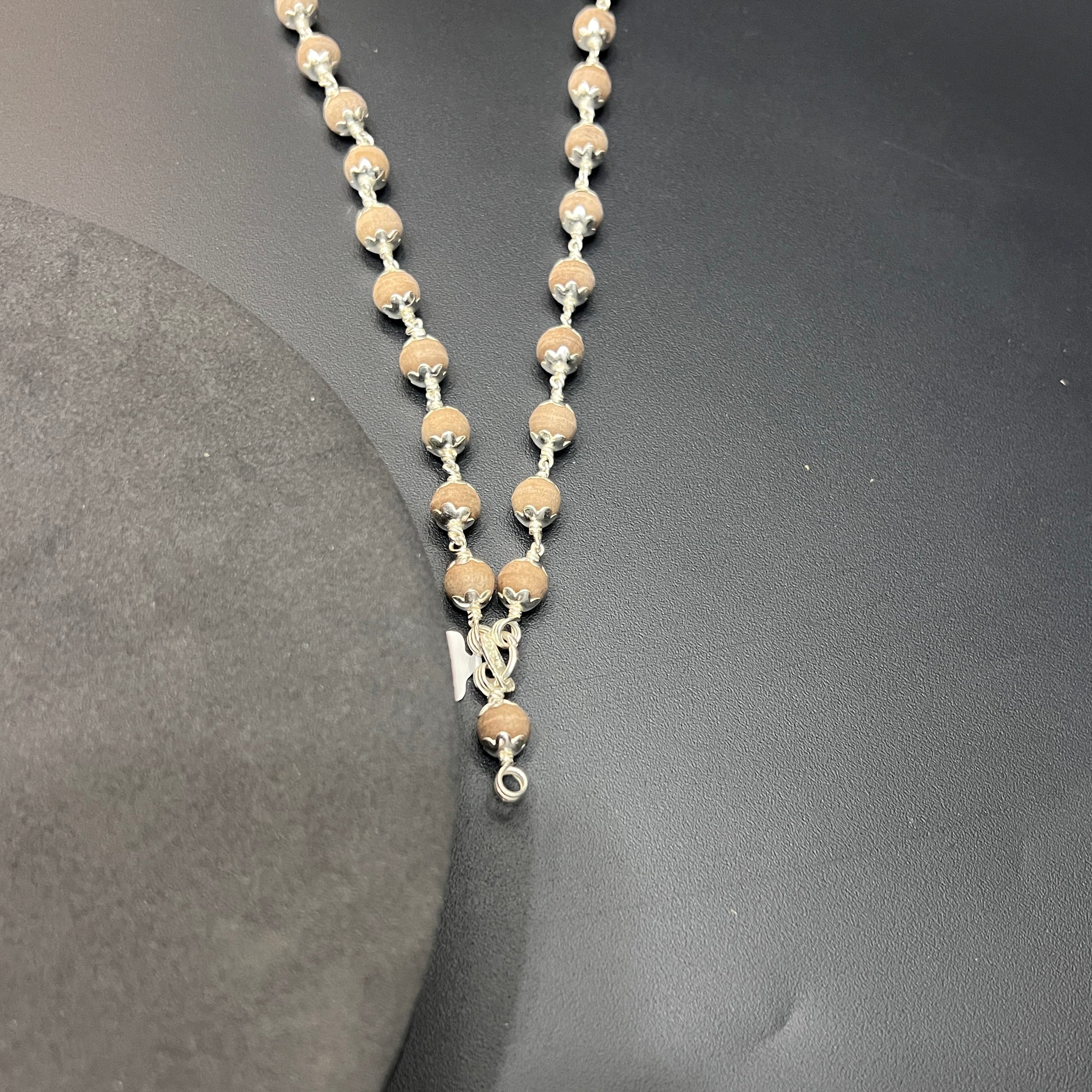 Silver AYyapan Malai  Chandan Malai 54 Beads