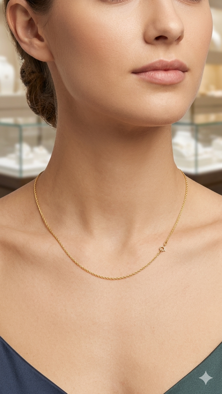 Gold Chain Invisible Rope