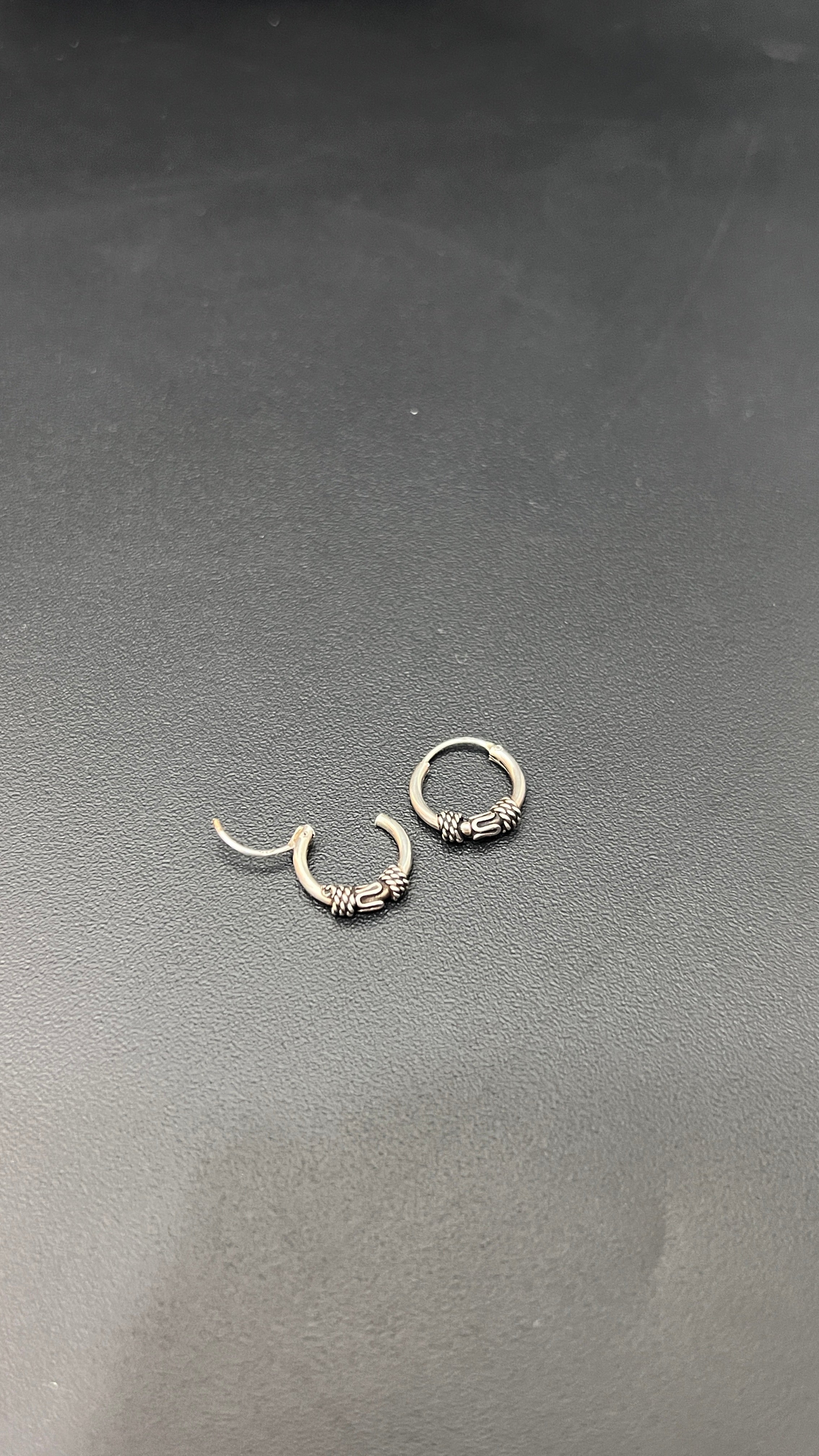 Silver earrrings Antique Unisex