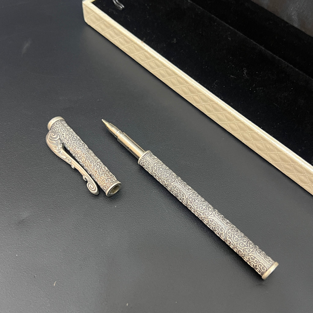 Silver Pen Antique Finished King Edition 925 Silver